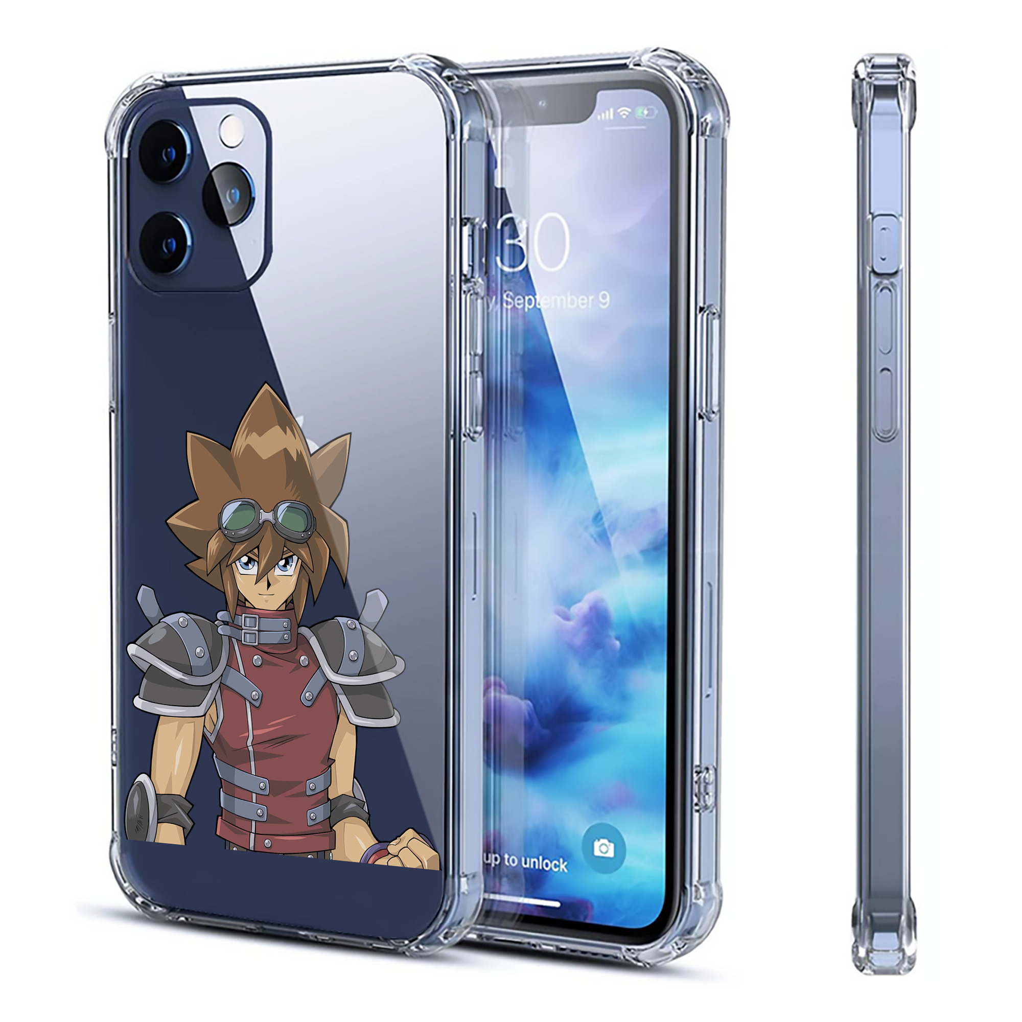 （画像用） 遊☆戯☆王 Yu-Gi-Oh! 【iPhone 12シリーズ対応】透明スマホケース（クリアソフトケース）
